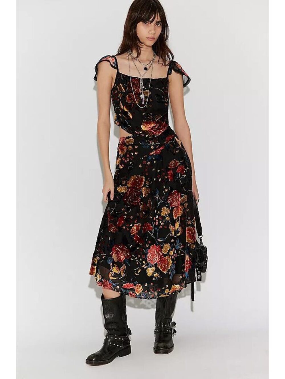 New Free People Electra Heart Midi Skirt Set Size XS